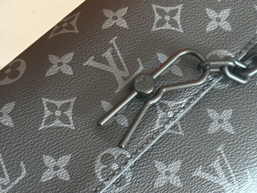 Louis Vuitton Steamer Briefcase with Monogram Eclipse