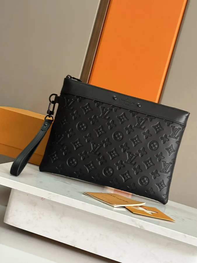 Top Original M81570 Black Pochette To Go Handbag with Monogram Shadow Texture