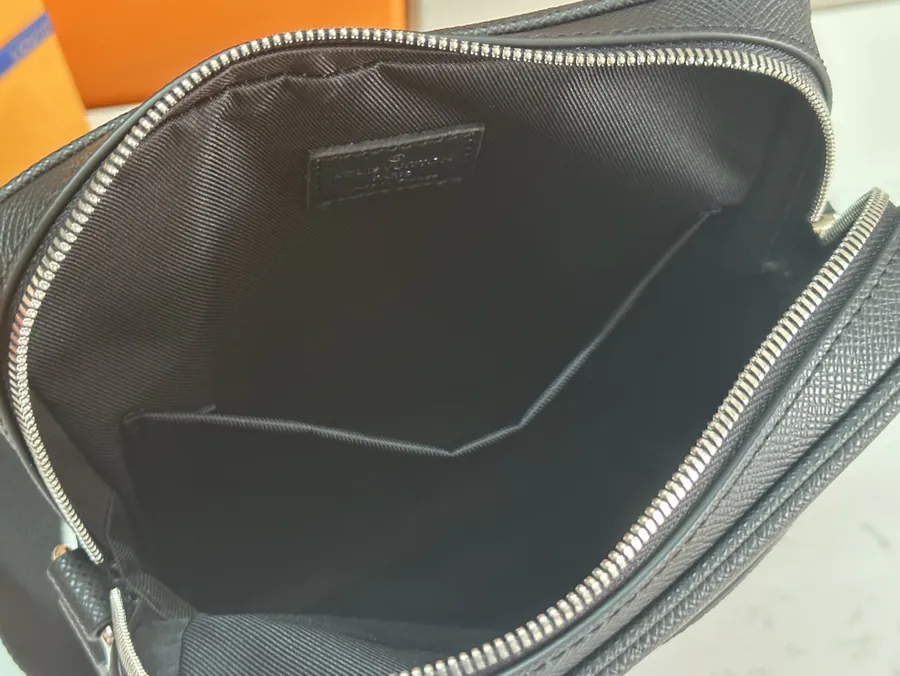 Alex Mini Postman Bag Grained Calfskin