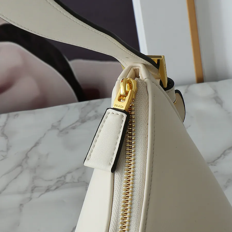 Aimee Hobo Crossbody Bag in Grained Calfskin