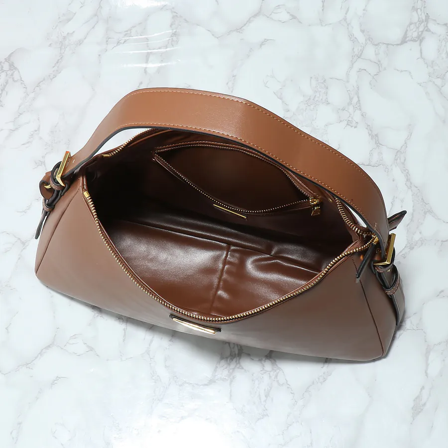 Aimee Hobo Crossbody Bag Simple Design, Premium Leather