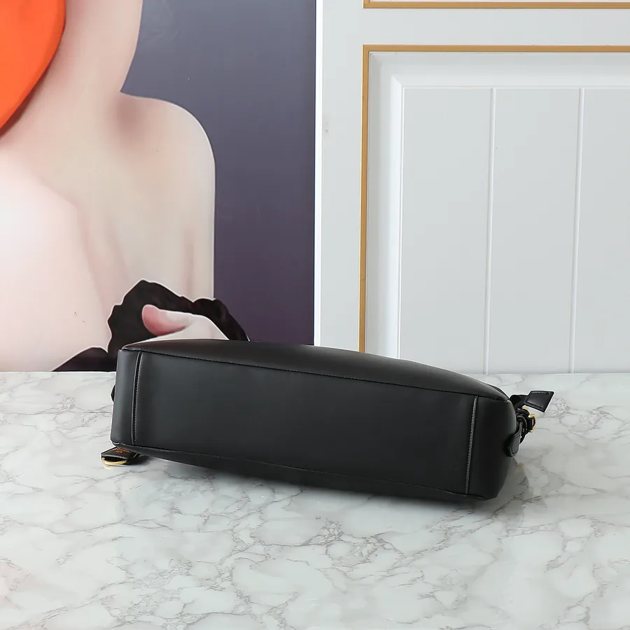 Aimee Hobo Crossbody Bag in Grained Calfskin