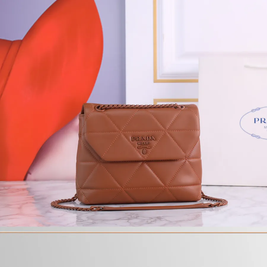 P Family Original Bucket Bag with Grained Calfskin