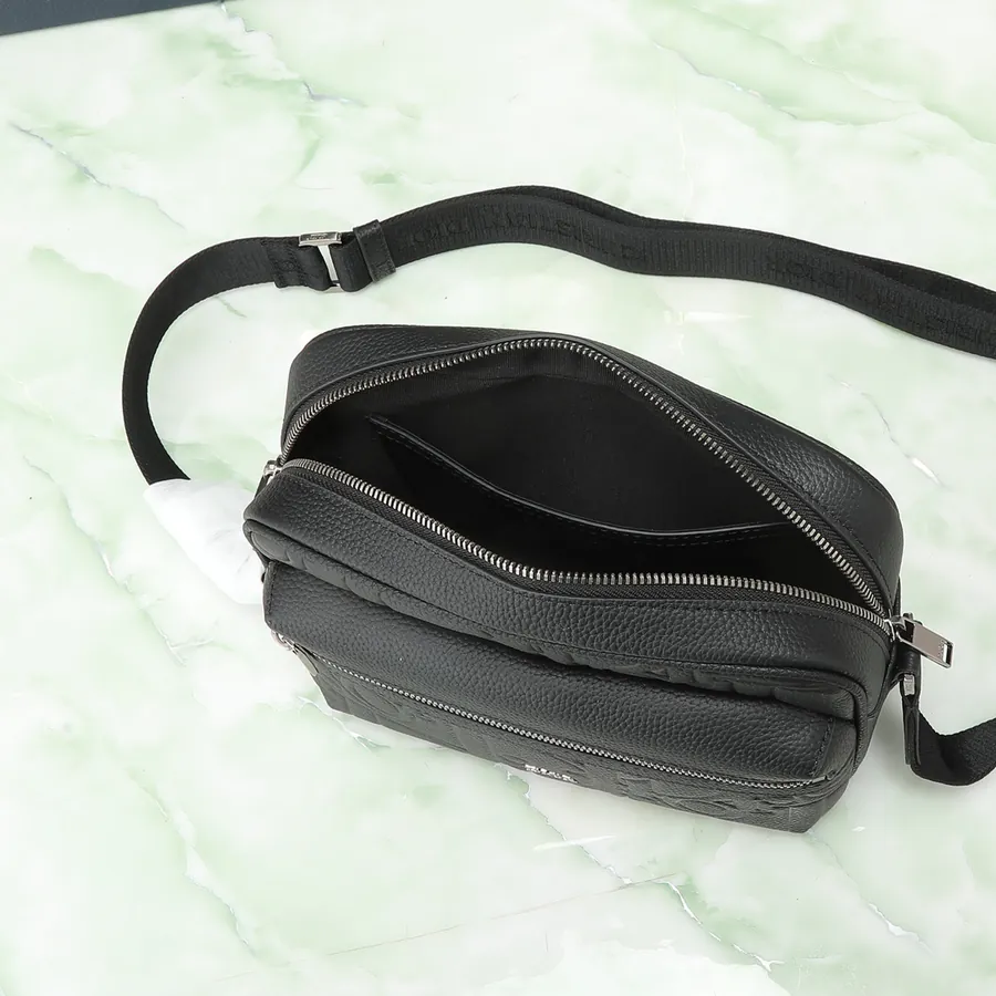 Rider 2.0 Zip Messenger Bag Black