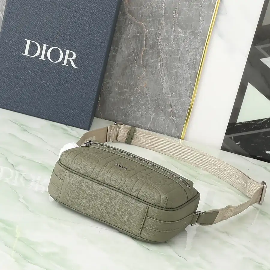 Rider 2.0 Zip Messenger Bag Gravity Print Calfskin and Canvas