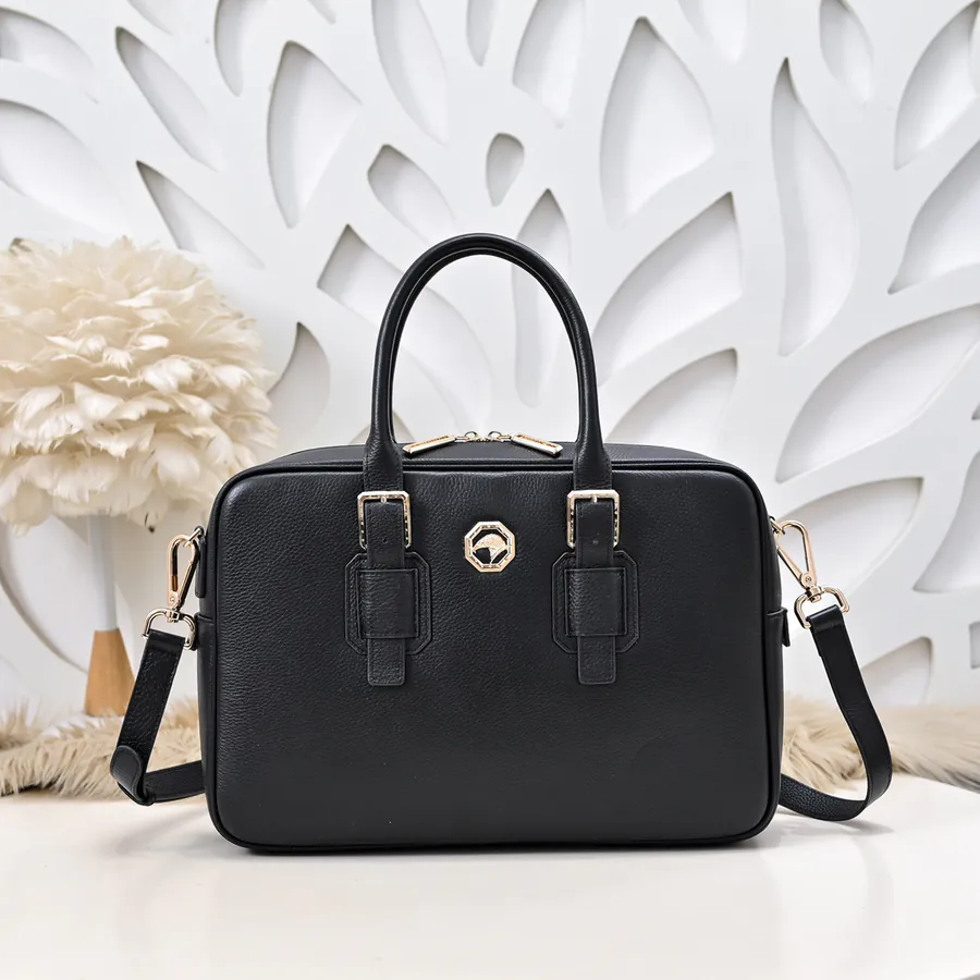 Stefano Ricci Men's Latest Briefcase Premium Leather, Elegant Hardware