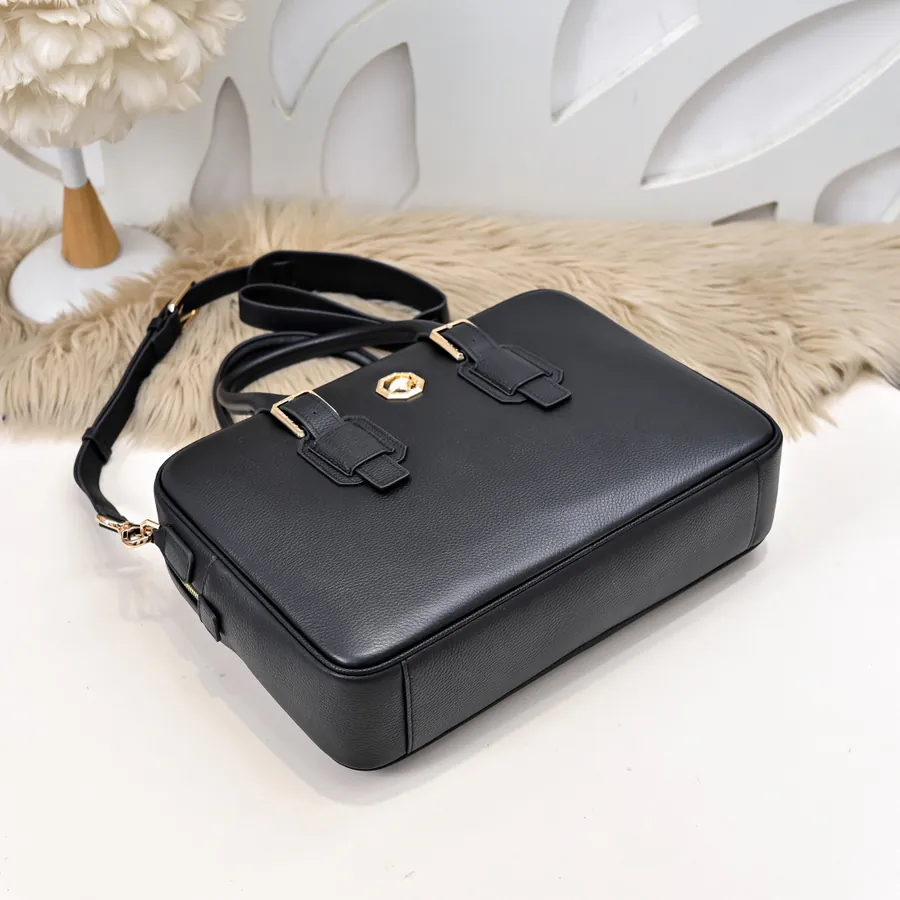 Stefano Ricci Men's Latest Briefcase Premium Leather, Elegant Hardware