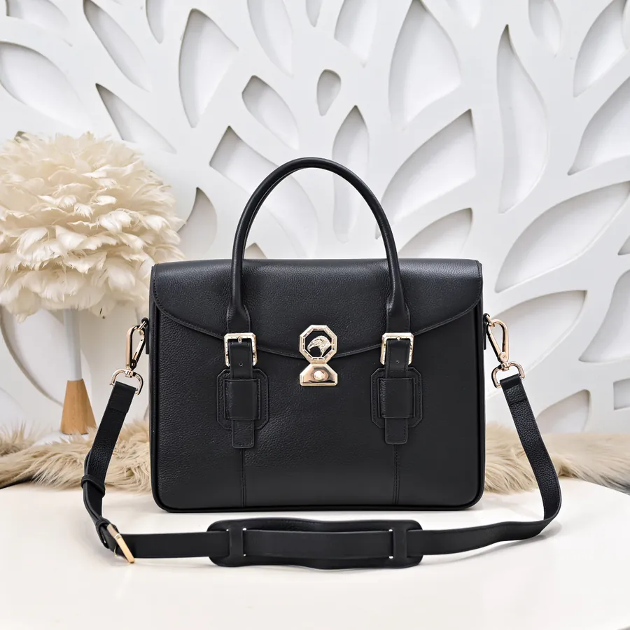 Stefano Ricci Men's Latest Briefcase Premium Leather, Elegant Hardware