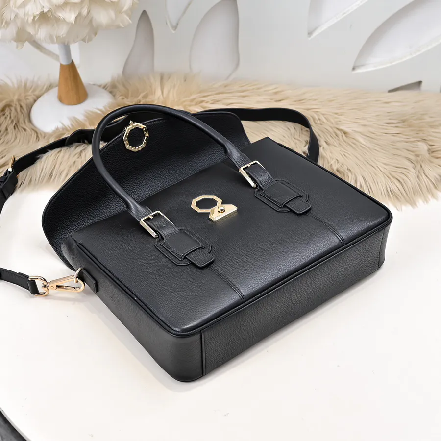 Stefano Ricci Men's Latest Briefcase Premium Leather, Elegant Hardware