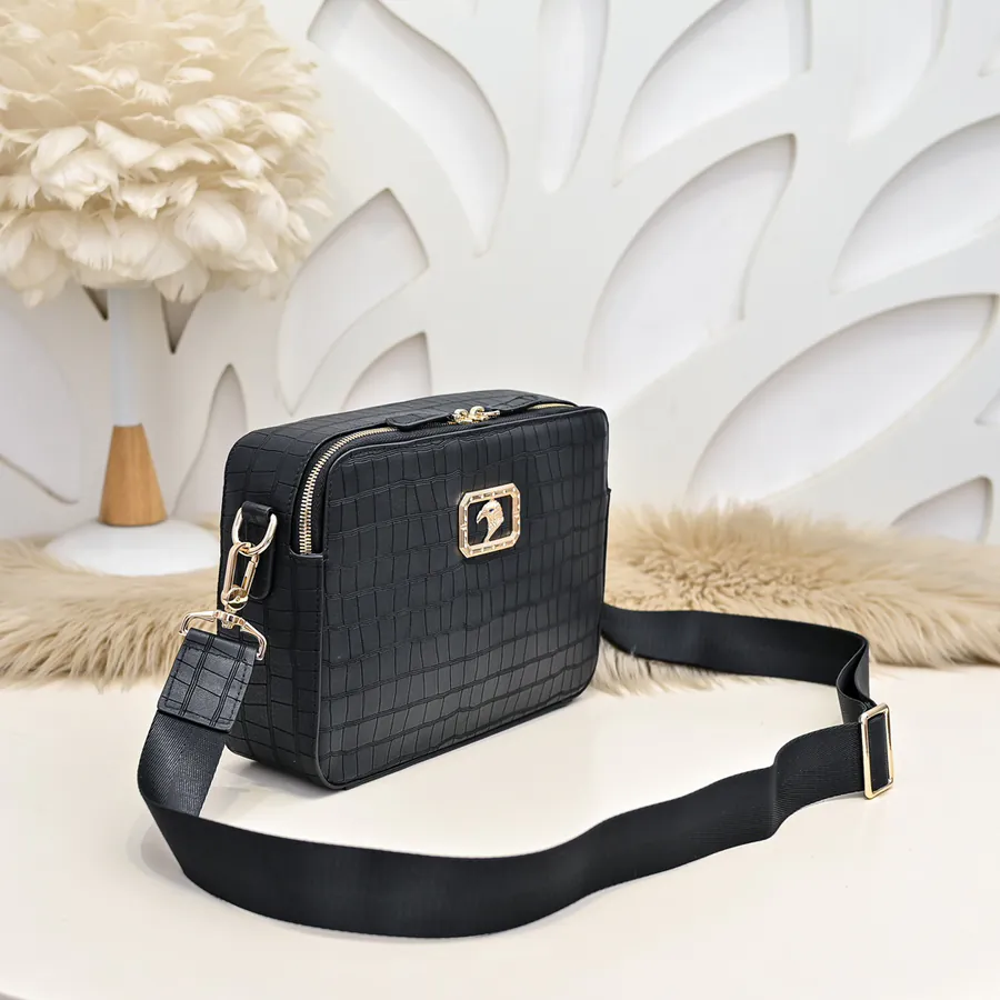 Stefano Ricci Men's Crossbody Bag Premium Leather, Elegant Hardware