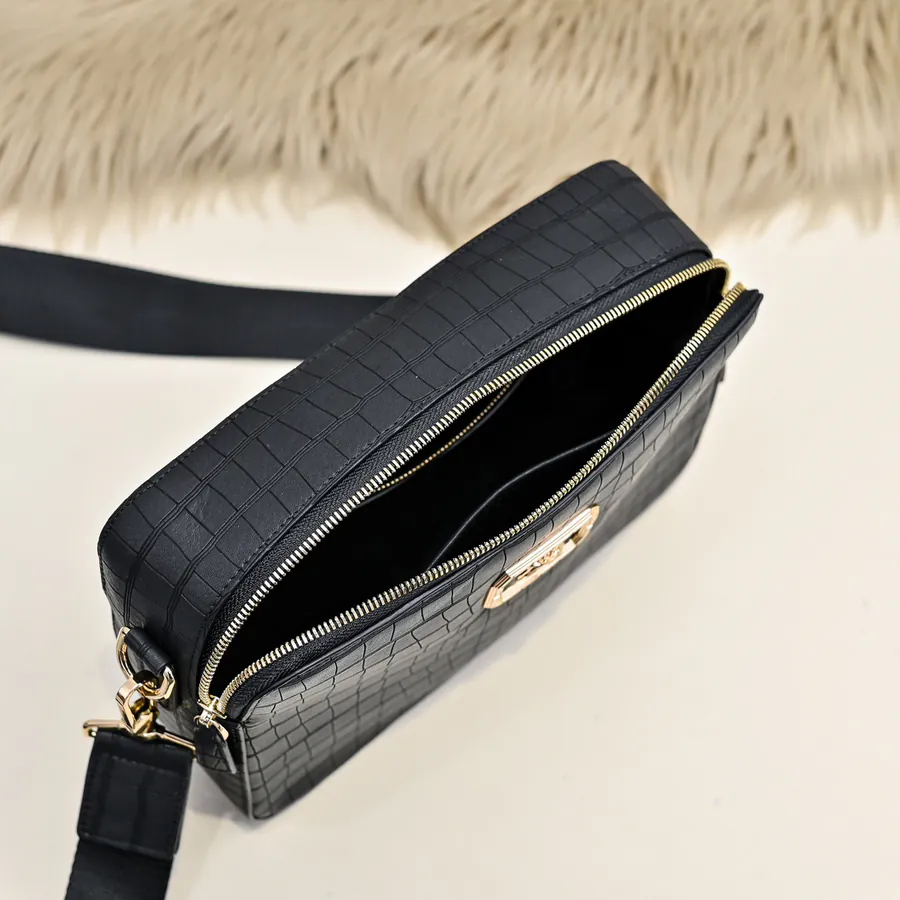 Stefano Ricci Men's Crossbody Bag Premium Leather, Elegant Hardware