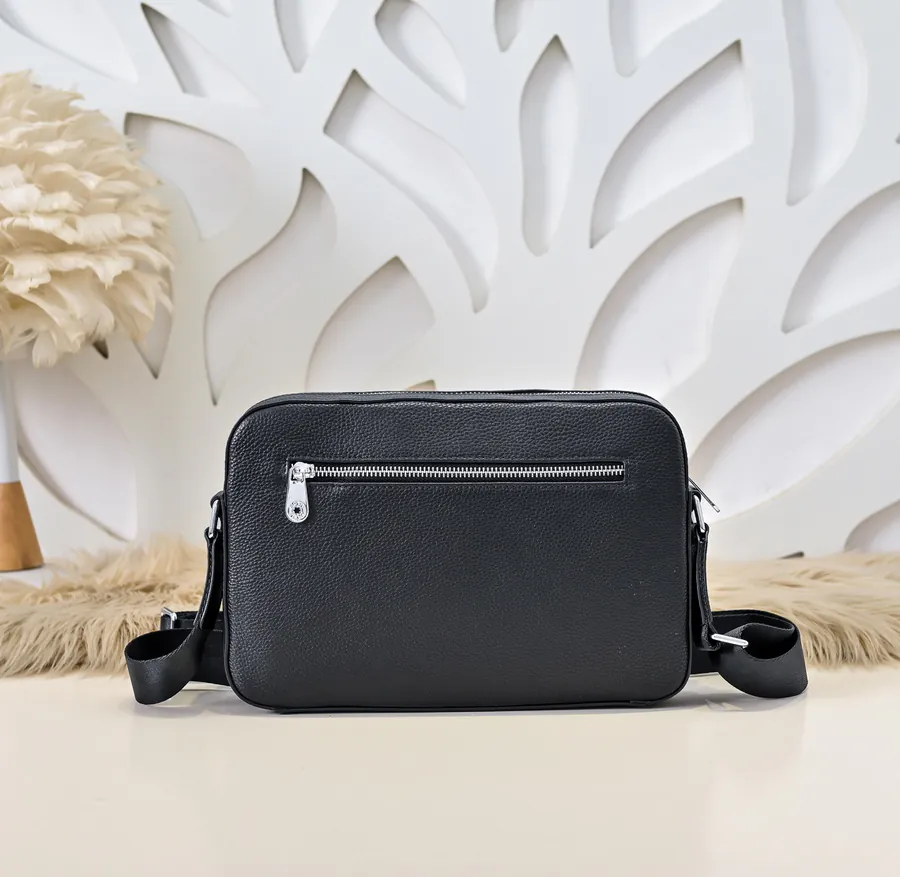 MONT BLANC Men's Crossbody Bag Premium Calfskin, Minimalist Design