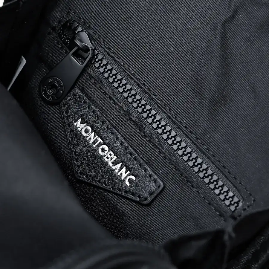 MONT BLANC Men's Chest Bag Premium Leather, Elegant Design
