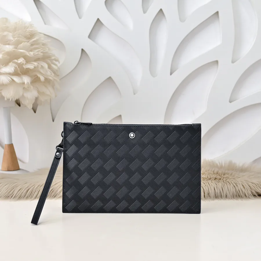 MONT BLANC Men's Wallet Premium Leather, Elegant Design
