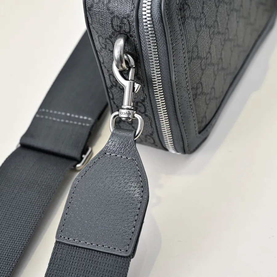 Gucci Men's Crossbody Bag Premium Leather, Elegant Hardware