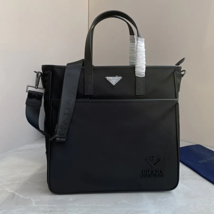 P Brand New Men's Bag with 2VG032, Grained Calfskin, Adjustable Strap