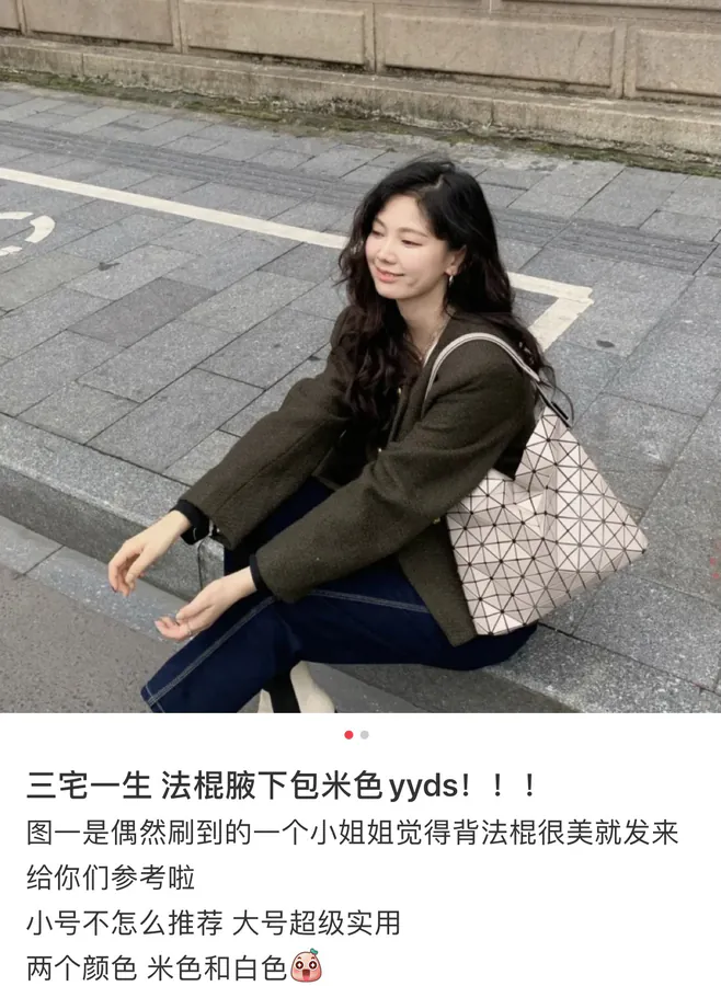 Issey Miyake BAGUETTE Crossbody Bag