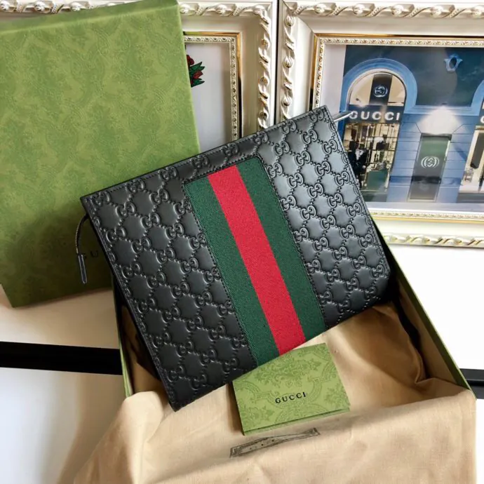 G Brand Premium Handbag with Green Box Packaging