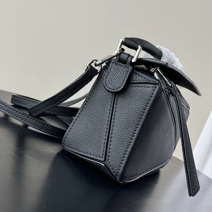 Loewe Puzzle Mini Grained Leather Crossbody Bag