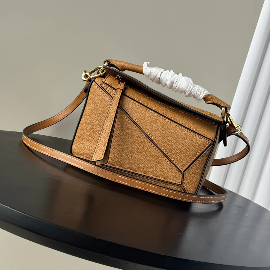 Loewe Puzzle Mini Grained Leather Crossbody Bag