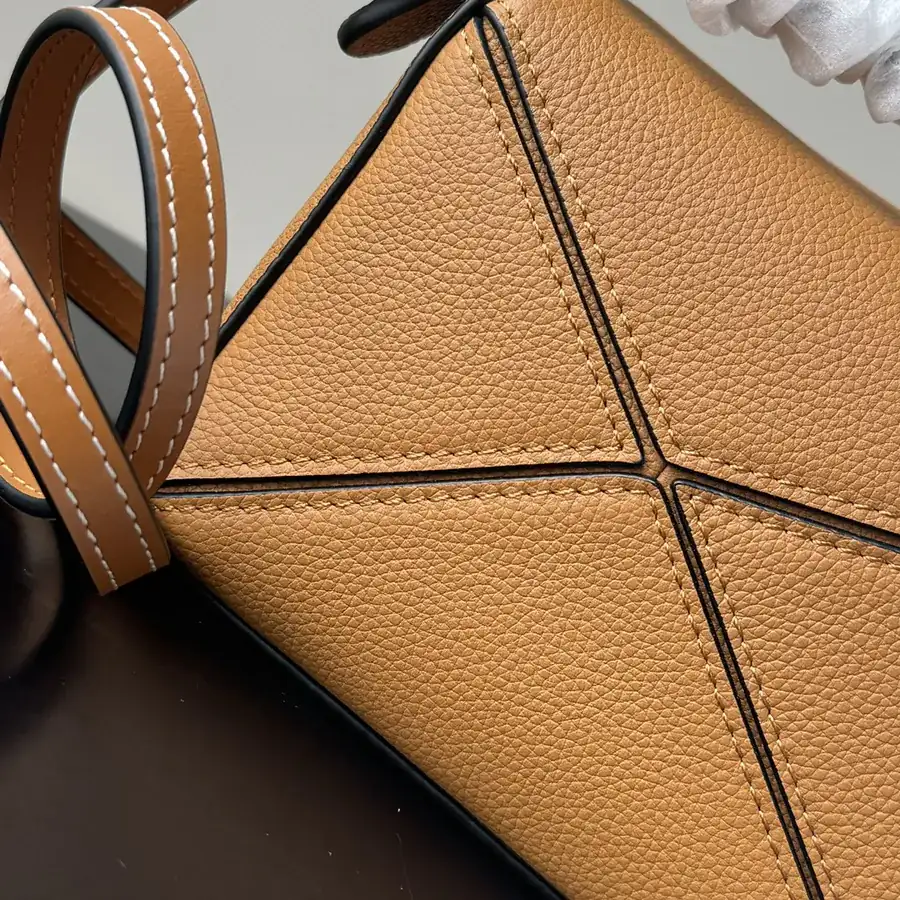 Loewe Puzzle Mini Grained Leather Crossbody Bag