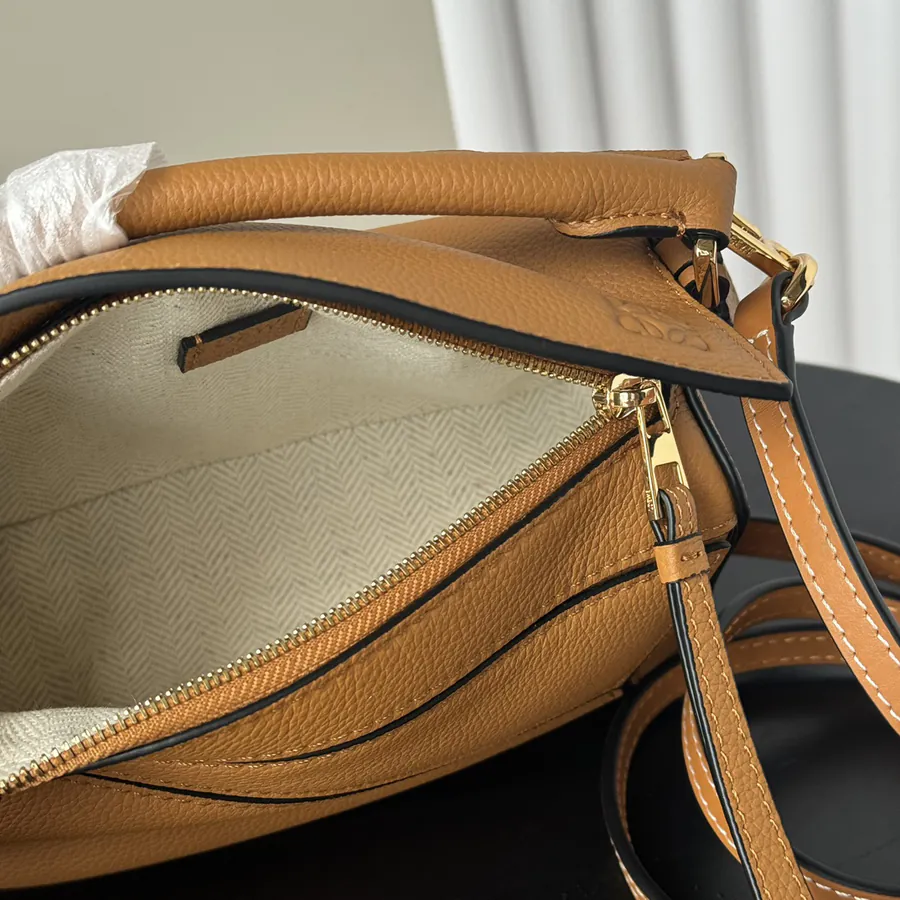 Loewe Puzzle Mini Grained Leather Crossbody Bag
