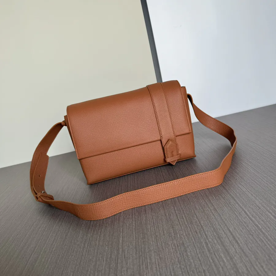 Hermès 2024 New Style Full Leather Flip Cover Bag