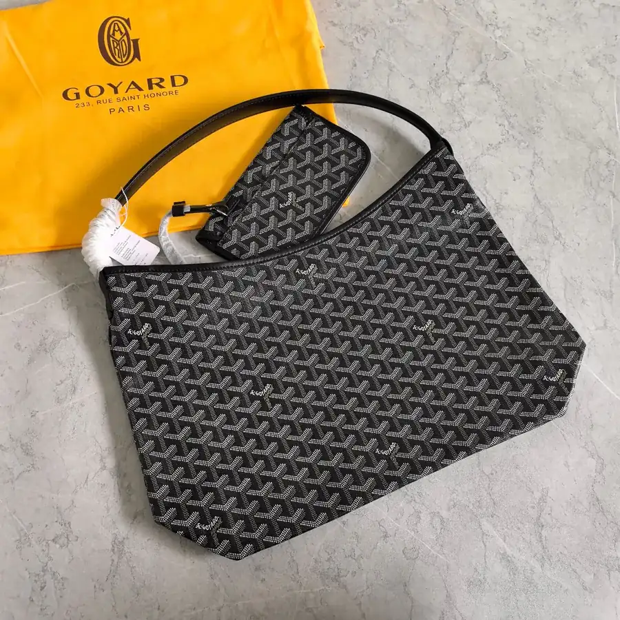 Goyard Hobo with Silk Print, Elegant and Casual