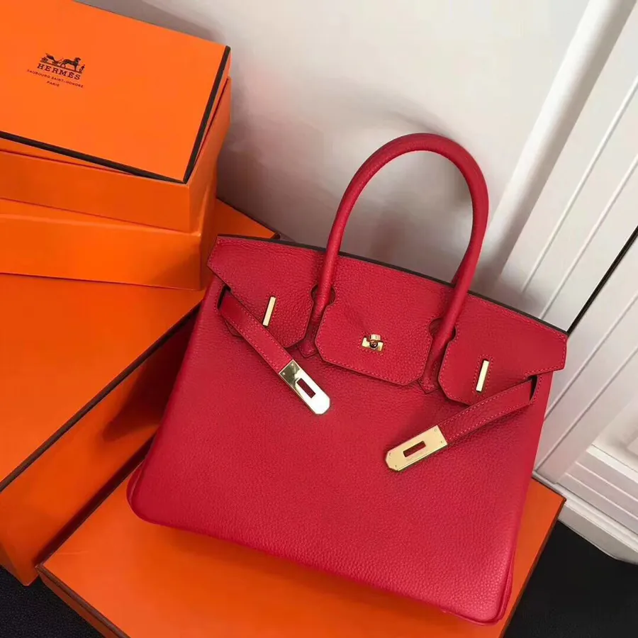 Hermès Birkin Bucket Bag in Grained Calfskin