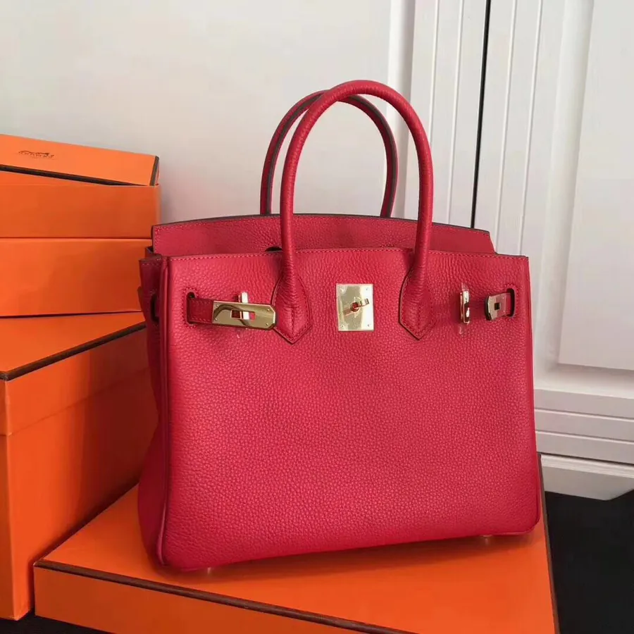 Hermès Birkin Bucket Bag in Grained Calfskin