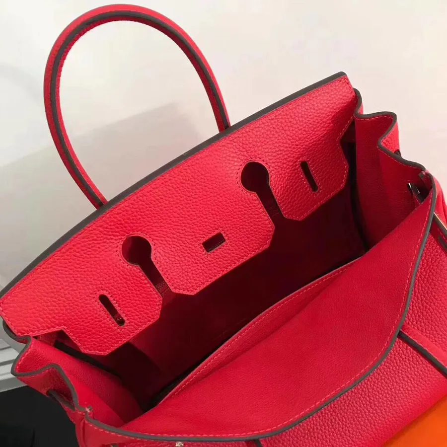 Hermès Birkin Bucket Bag in Grained Calfskin