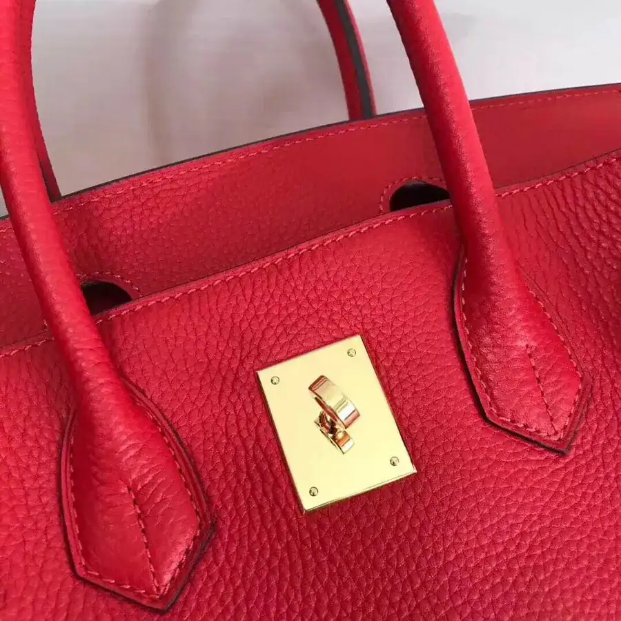 Hermès Birkin Bucket Bag in Grained Calfskin