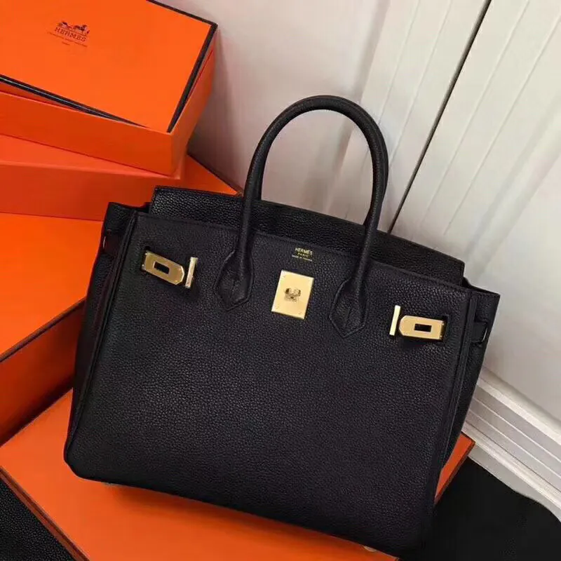 Hermès Birkin Bucket Bag in Grained Calfskin