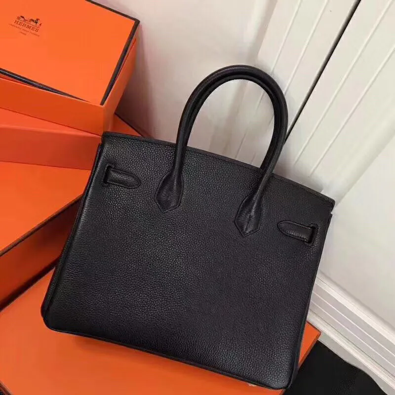 Hermès Birkin Bucket Bag in Grained Calfskin