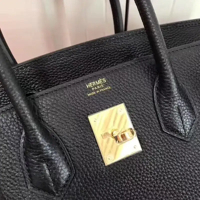 Hermès Birkin Bucket Bag in Grained Calfskin