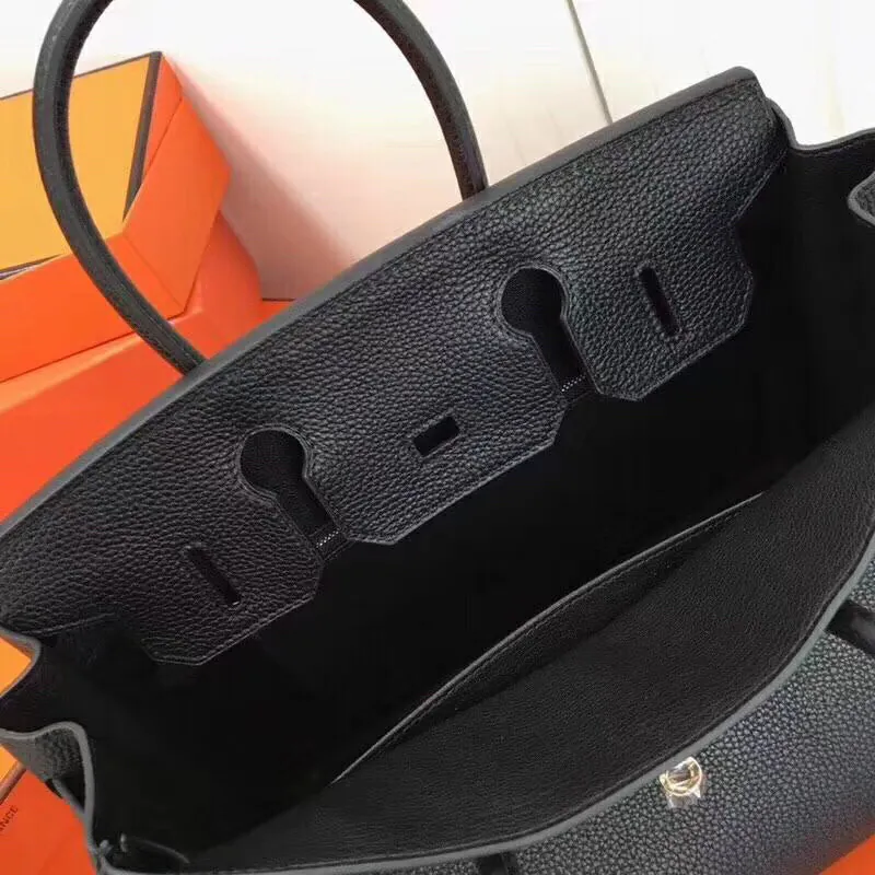 Hermès Birkin Bucket Bag in Grained Calfskin