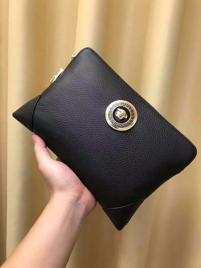 2021 New Fanja Handbag, Grained Calfskin, 27.19.5 Size, Black