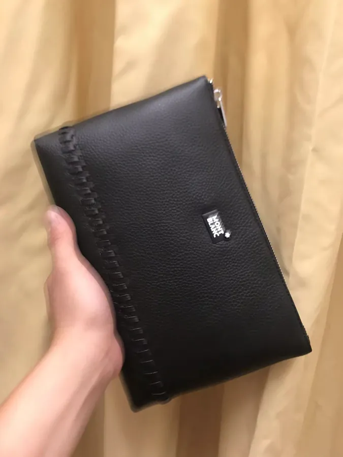 FANJIA New Arrival Platinum High End Leather Men's Bag