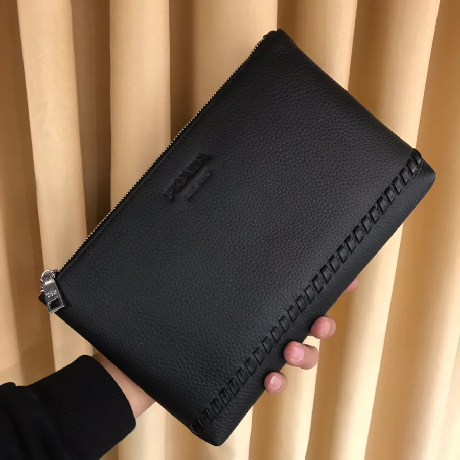 PRADA Men's Bag Premium Platinum Grade Leather
