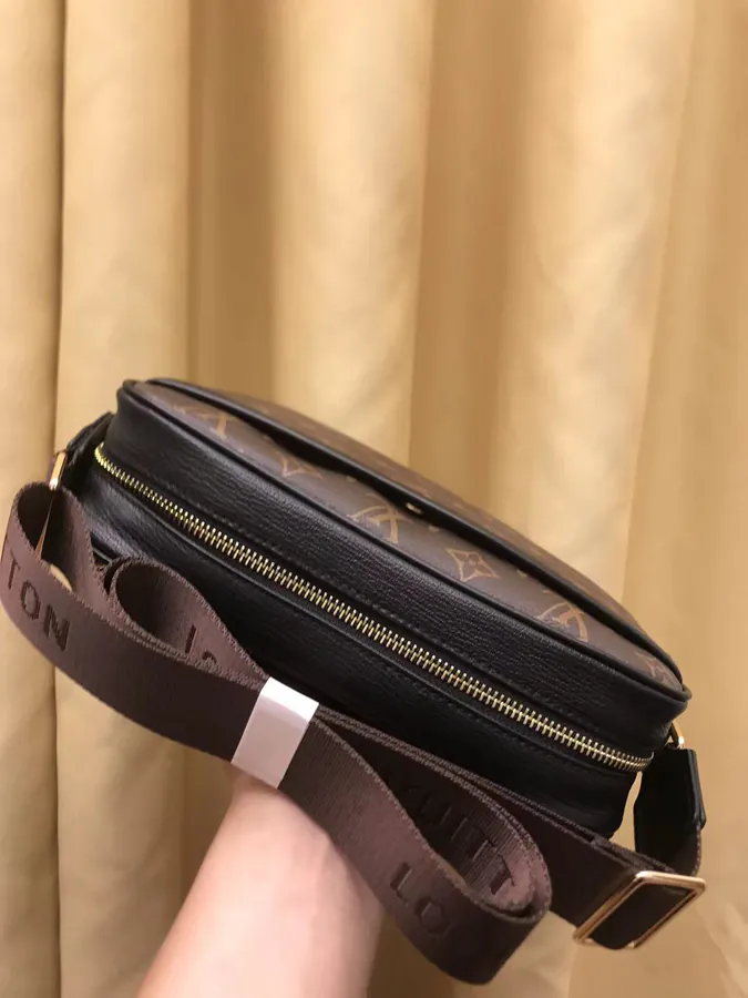 V New Arrival Bucket Bag with Logo Embossing, Classic Monogram Material, Minimalist Design