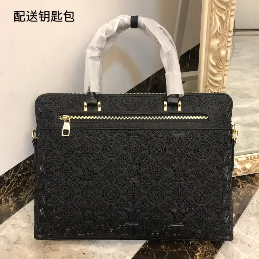 Pt330 New Mens Bag Premium Platinum Calfskin