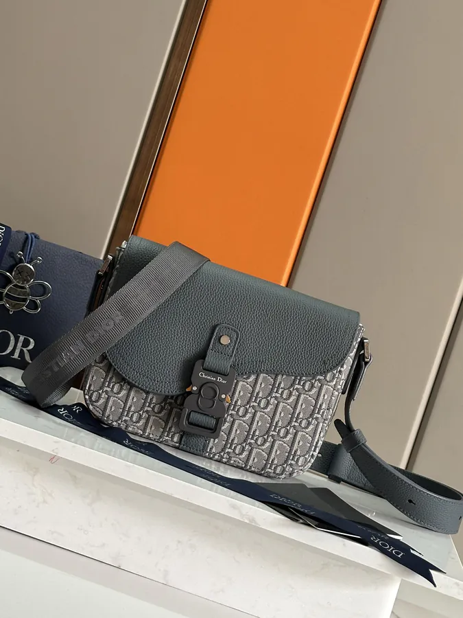 Mini Saddle Messenger Bag with Flip Closure