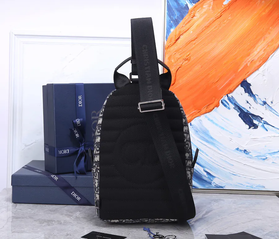 New Season Oblique Print Crossbody Backpack Inspired by Rider Bag