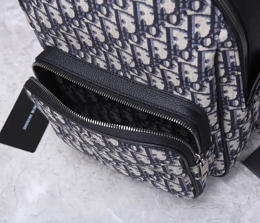 New Season Oblique Print Crossbody Backpack Inspired by Rider Bag