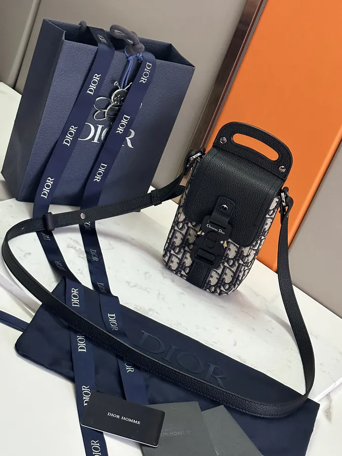 Imported Aniline Calfskin Satchel with Embroidery
