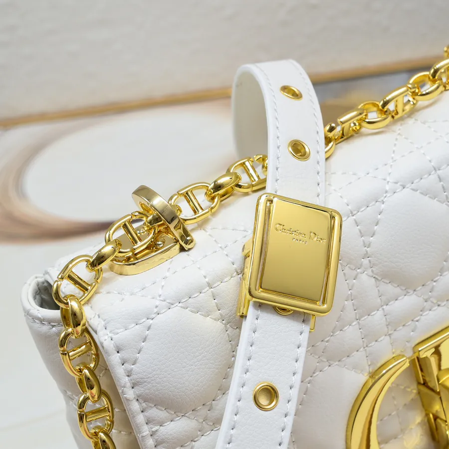 Dior Mini Bucket Bag with Grained Calfskin