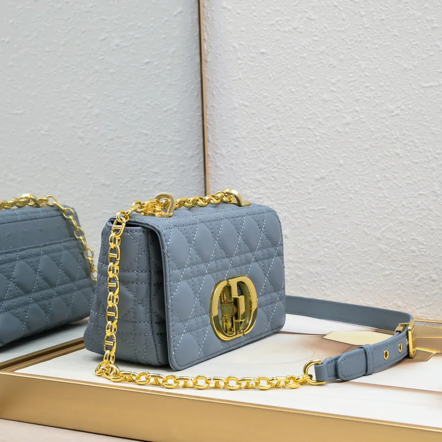 Dior Mini Bucket Bag with Grained Calfskin
