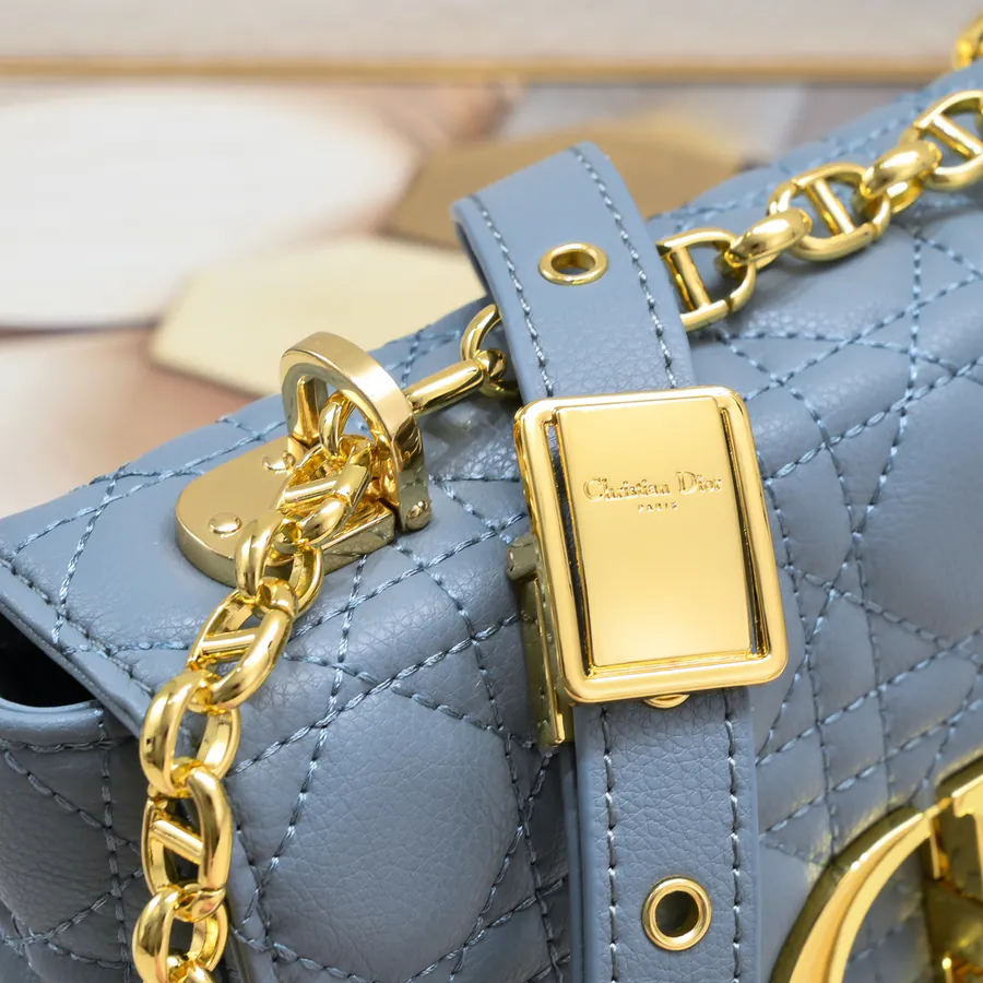 Dior Mini Bucket Bag with Grained Calfskin