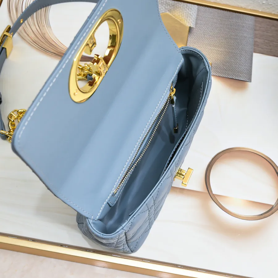 Dior Mini Bucket Bag with Grained Calfskin
