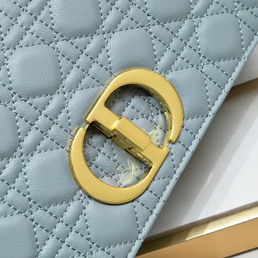 Dior Large 28CM Bucket Bag with Grained Calfskin